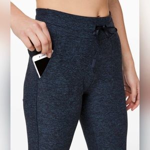 🍋Lululemon 🍋Ready to Rulu Jogger 29", Sz 4, Heathered True Navy/ Black